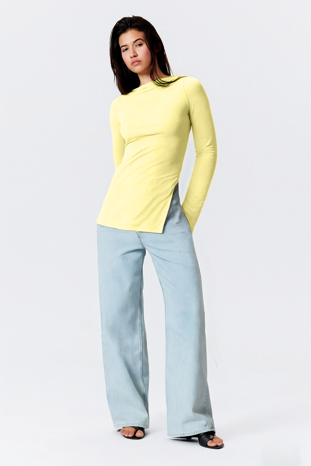 Both Sides Slit Top