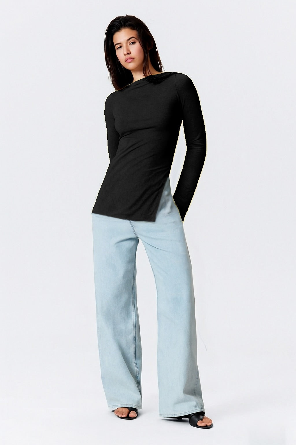 Both Sides Slit Top