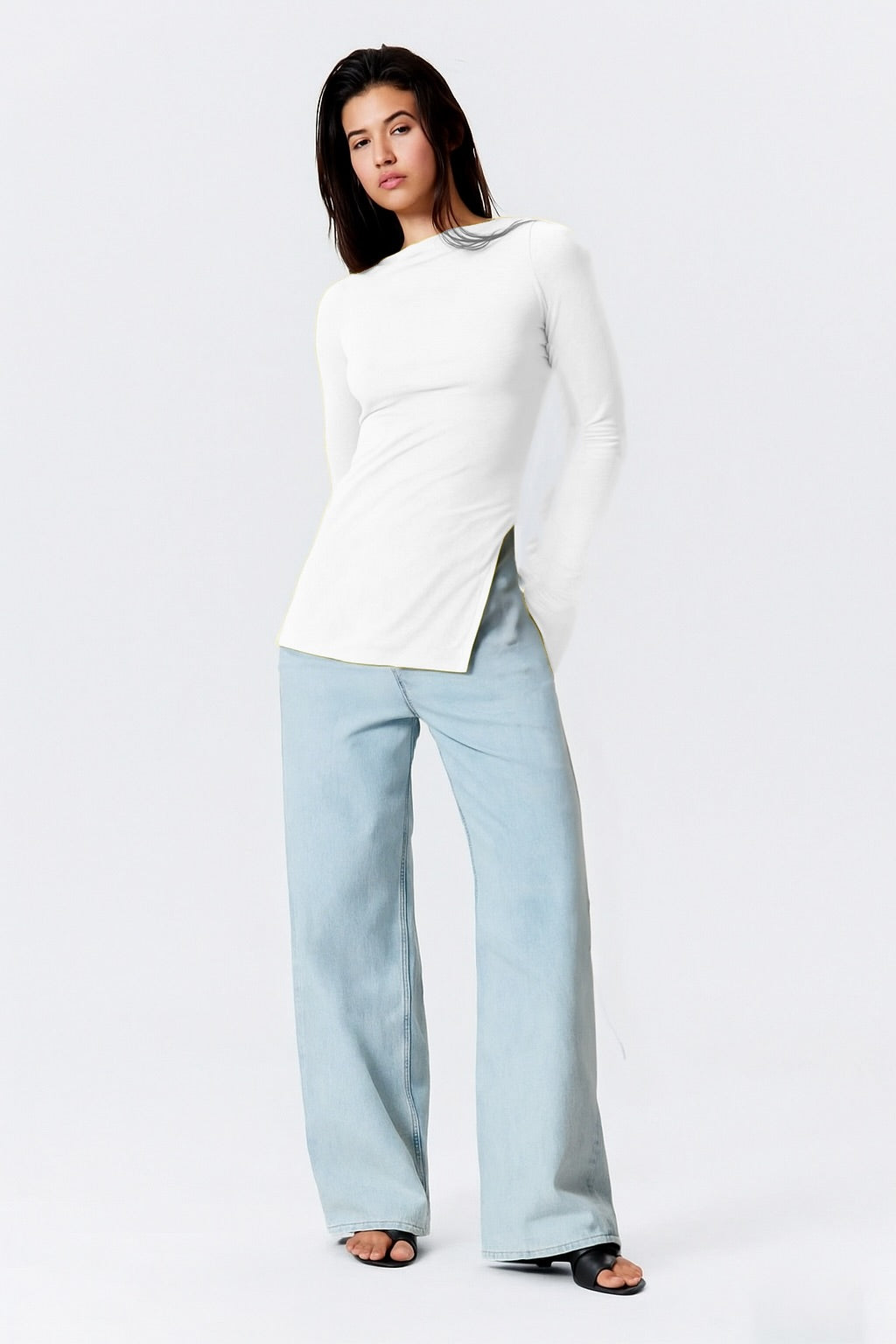 Both Sides Slit Top